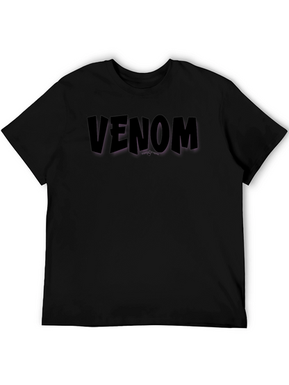 Venom Graphic Tee - Bold Black T-Shirt
