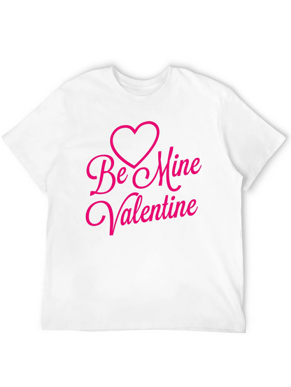 Be Mine Valentine Black T-Shirt