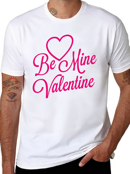 Be Mine Valentine Black T-Shirt