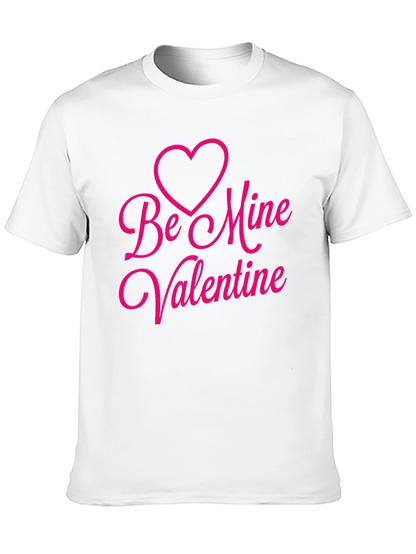 Be Mine Valentine Black T-Shirt