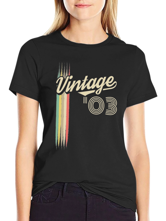 Vintage 03 Graphic Tee - Retro Style