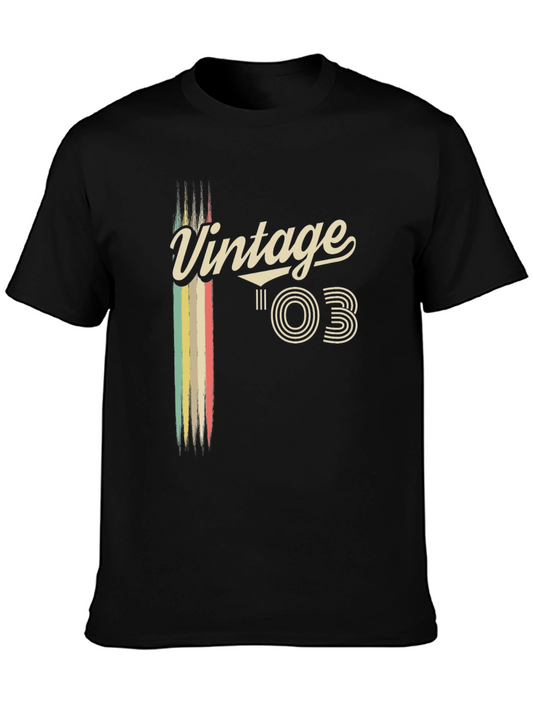 Vintage 03 Graphic Tee - Retro Style