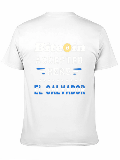 Bitcoin Accepted Here El Salvador T-Shirt