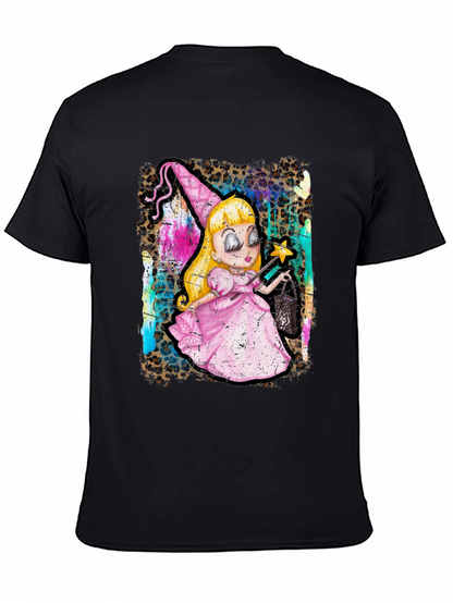 Whimsical Cartoon Witch T-Shirt