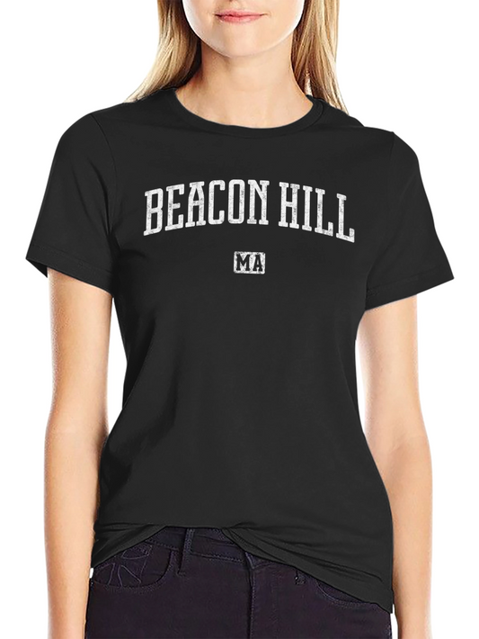 Beacon Hill MA T-Shirt - Black