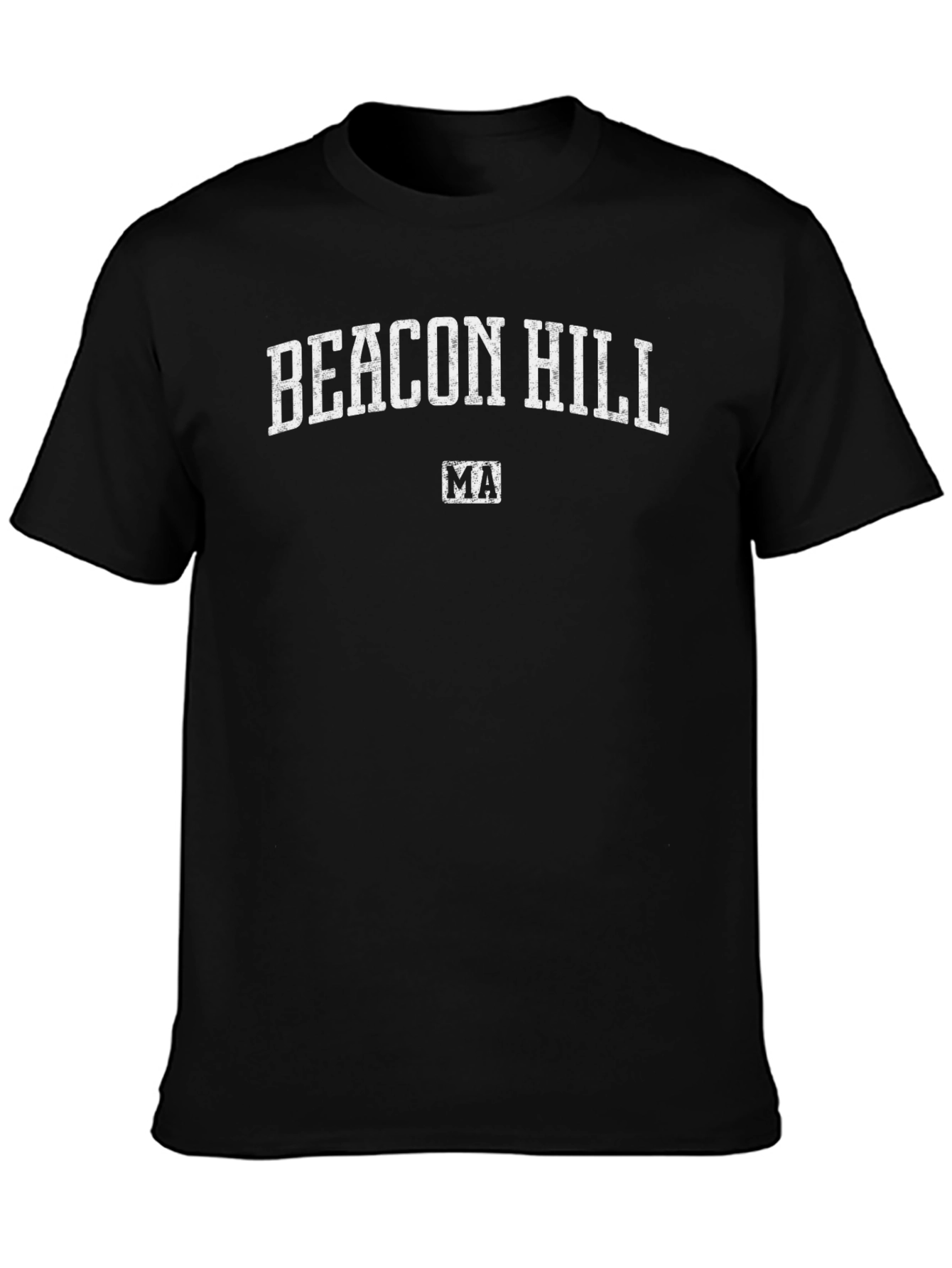 Beacon Hill MA T-Shirt - Black