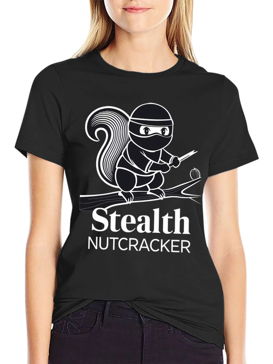 Stealth Nutcracker T-Shirt - Ninja Squirrel Design