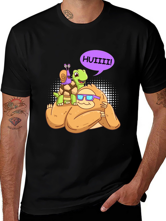 Sloth Turtle Snail Friends T-Shirt Funny