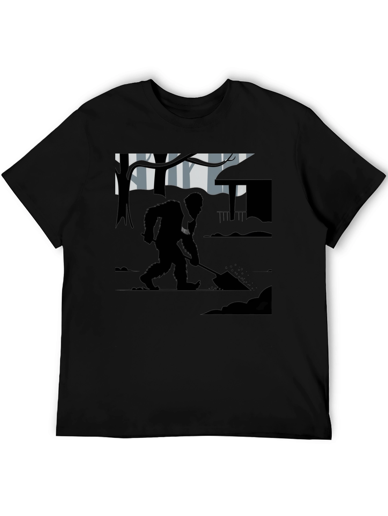 Bigfoot Digging T-Shirt