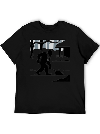 Bigfoot Digging T-Shirt
