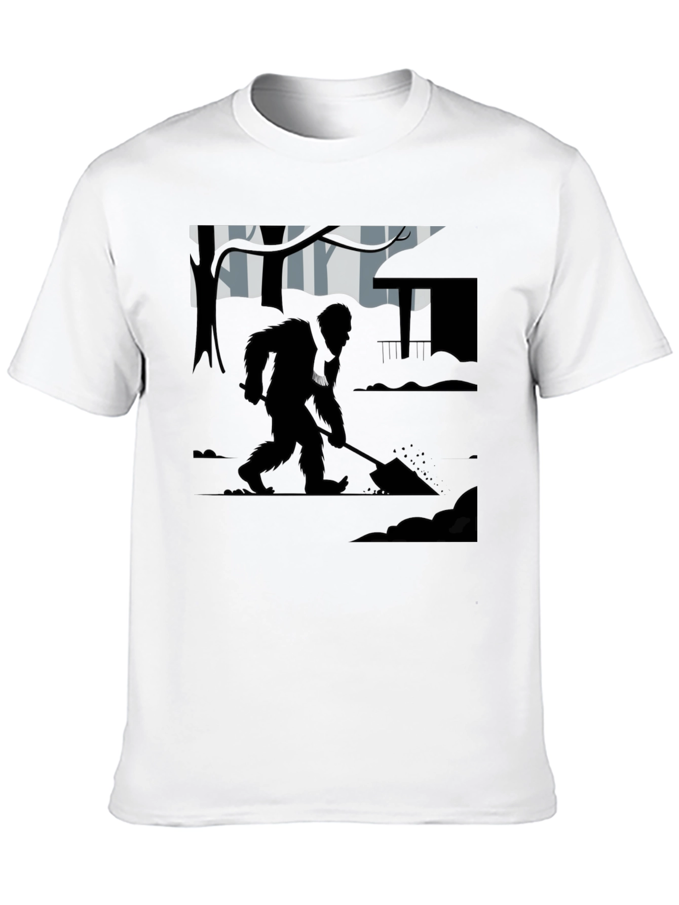 Bigfoot Digging T-Shirt