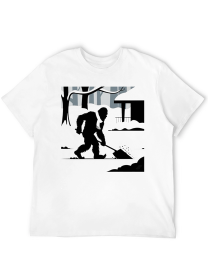 Bigfoot Digging T-Shirt
