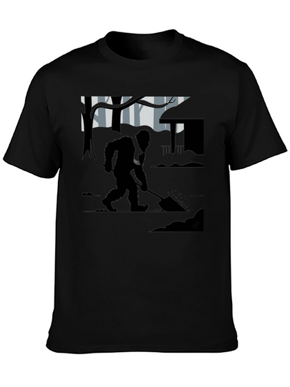 Bigfoot Digging T-Shirt