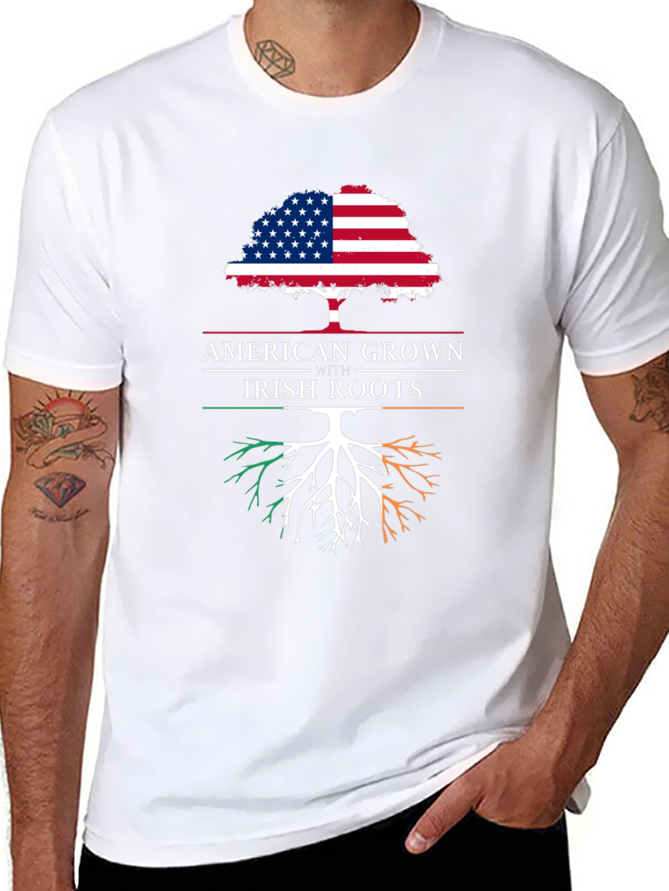 American Grown with Irish Roots T-Shirt