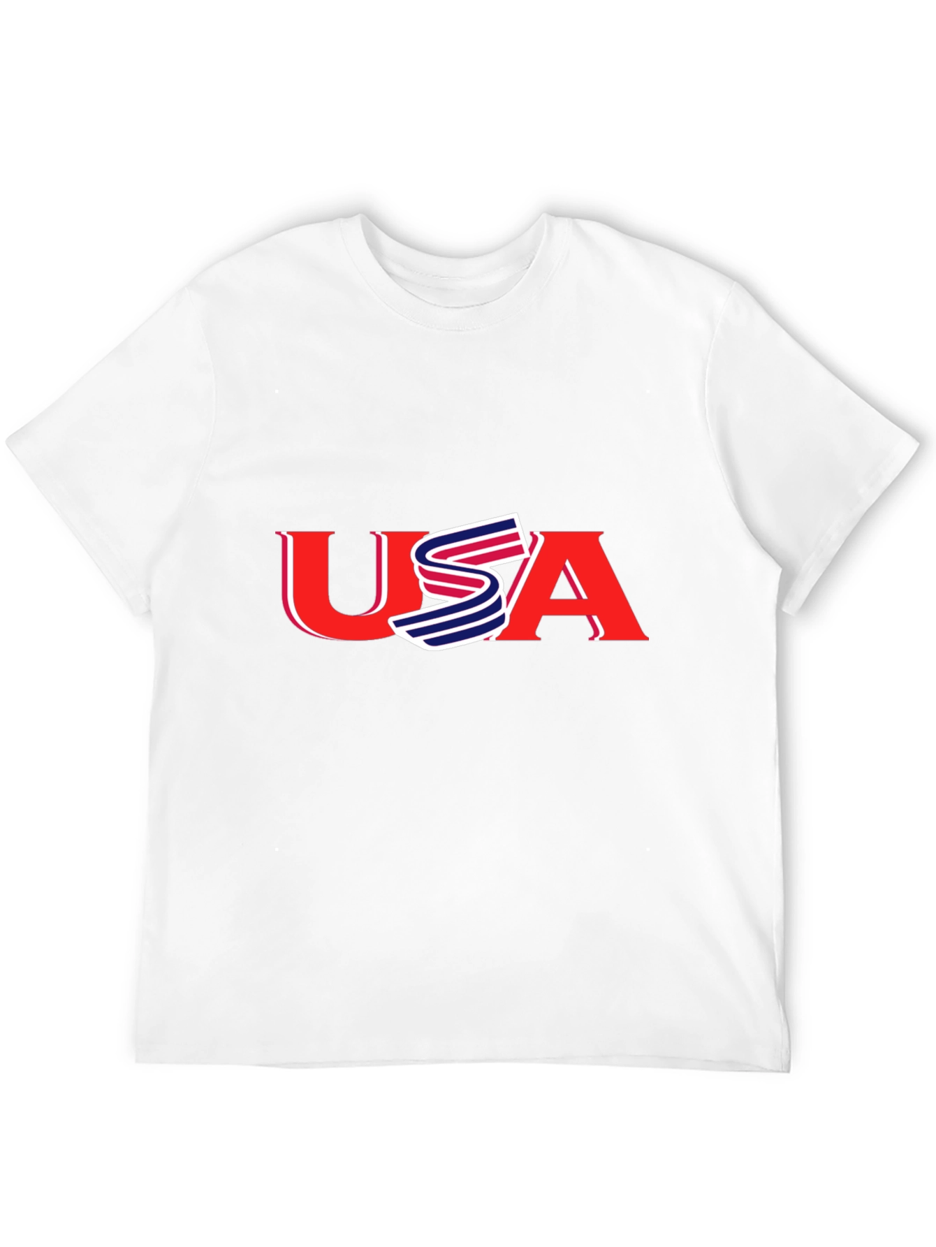 USA Graphic Black T-Shirt - Patriotic Style