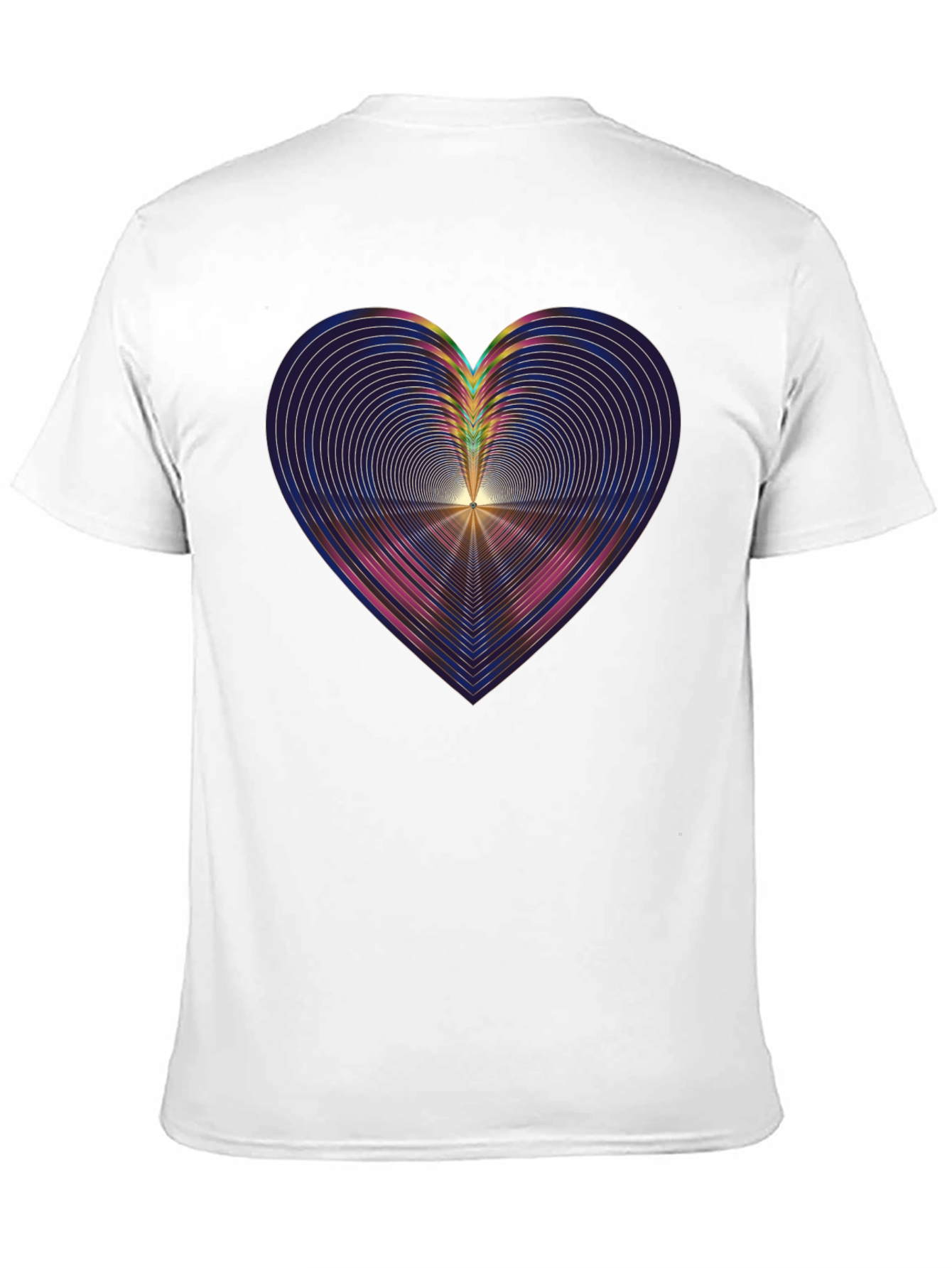 Abstract Heart Graphic Tee
