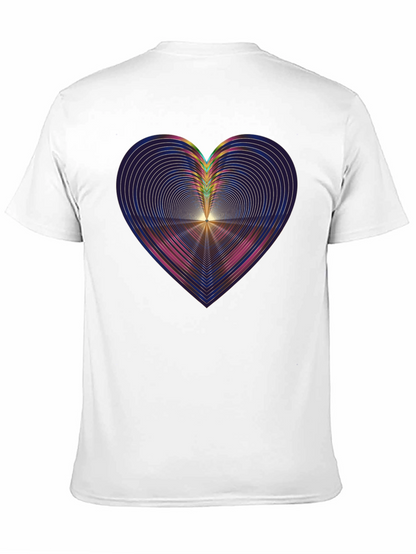 Abstract Heart Graphic Tee