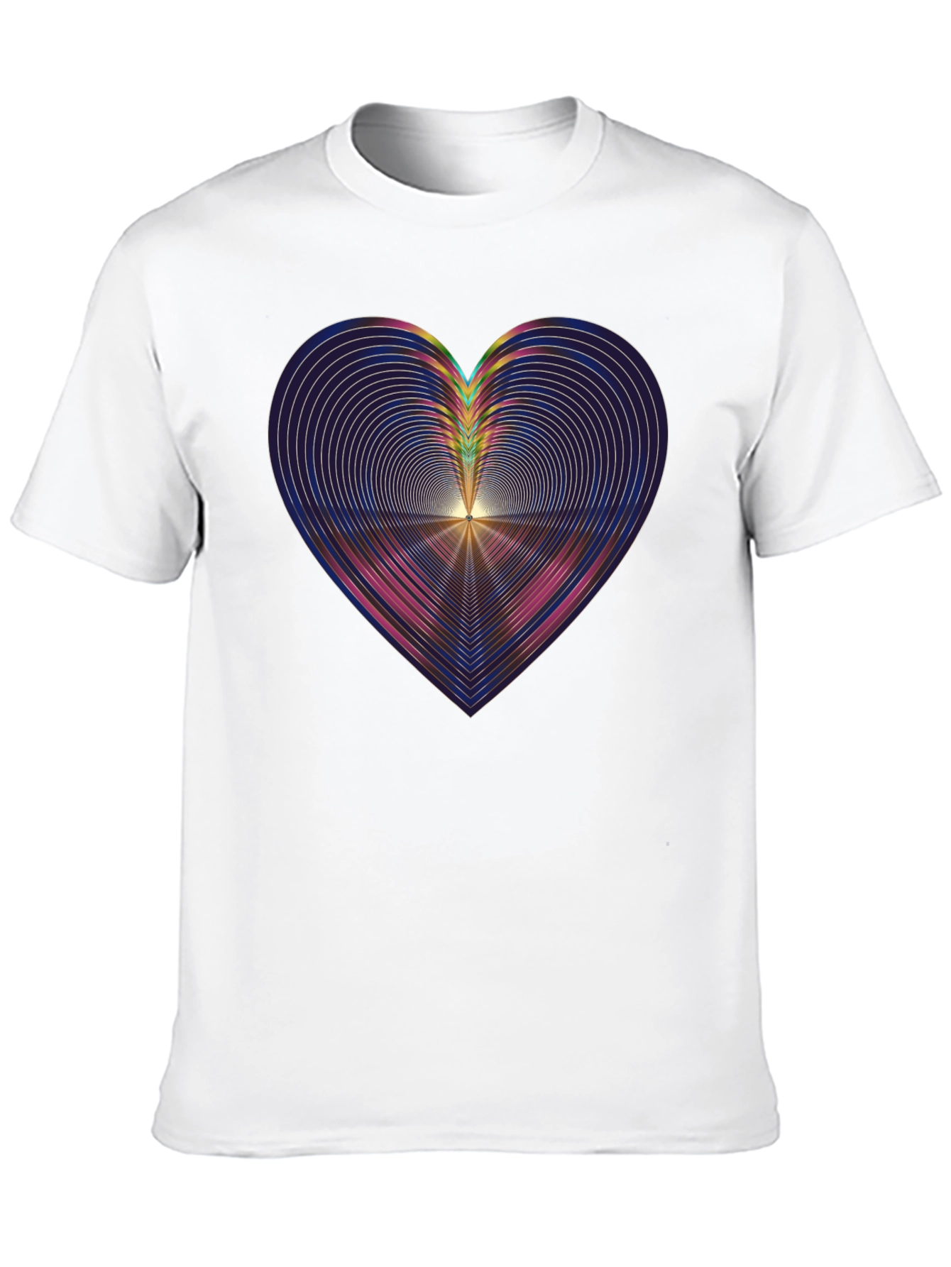 Abstract Heart Graphic Tee