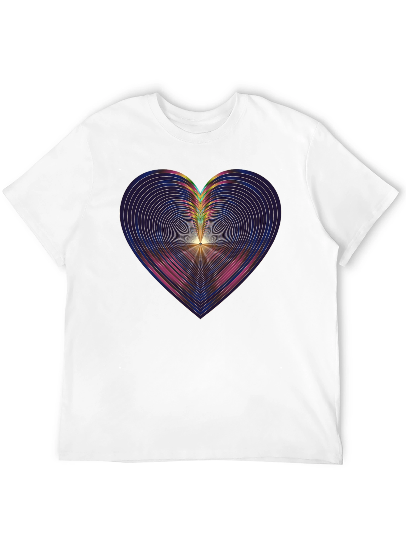 Abstract Heart Graphic Tee