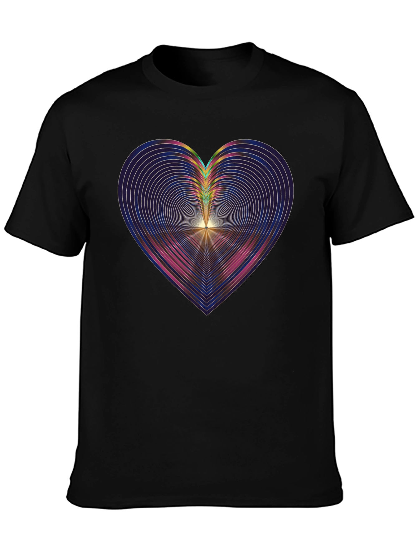 Abstract Heart Graphic Tee