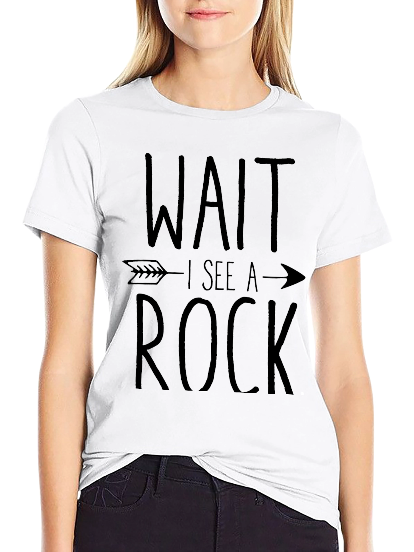 Wait I See a Rock Funny T-Shirt