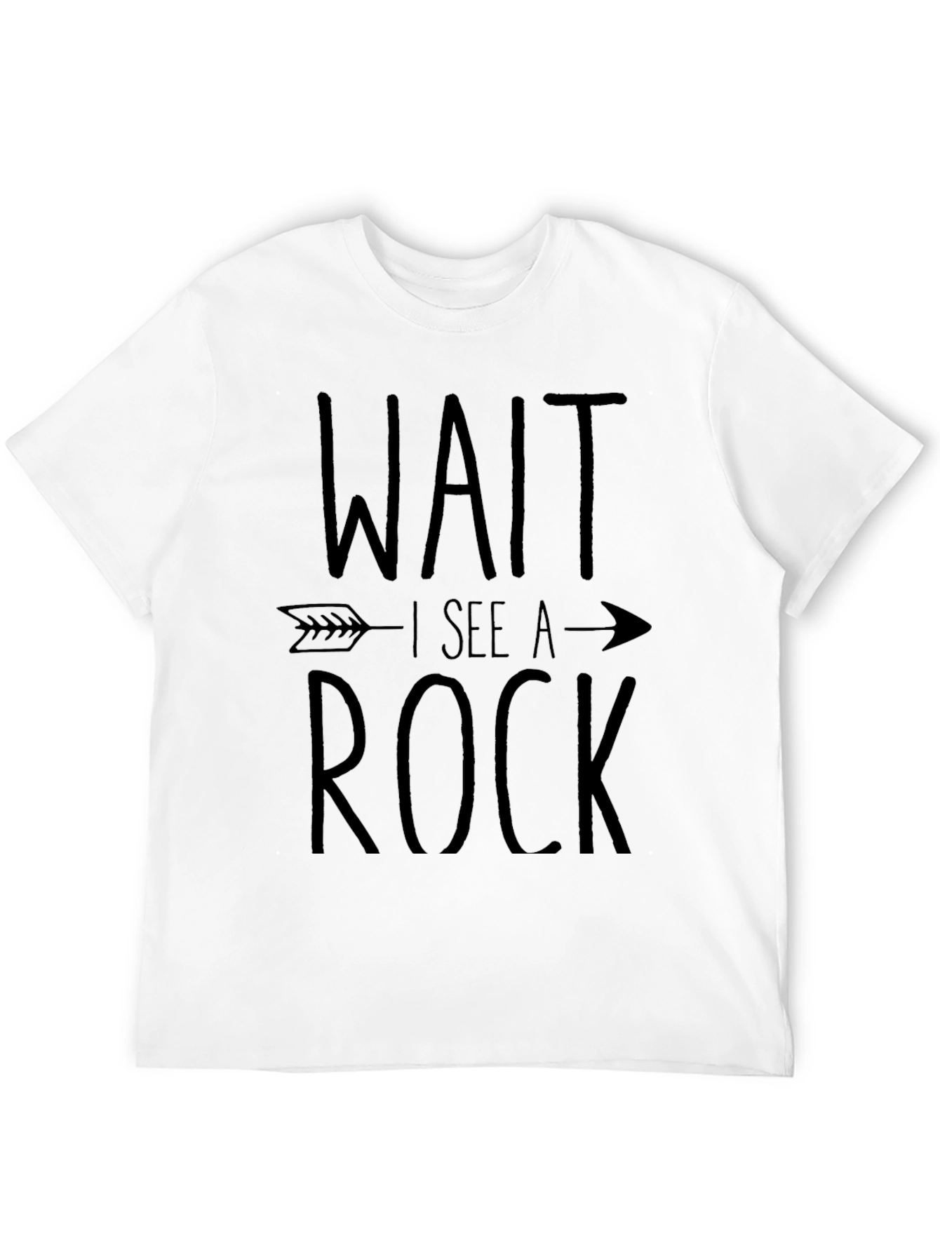 Wait I See a Rock Funny T-Shirt