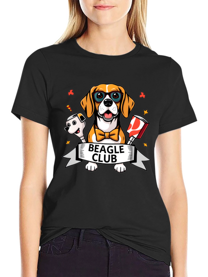 Beagle Club T-Shirt - Cute Dog Graphic Tee