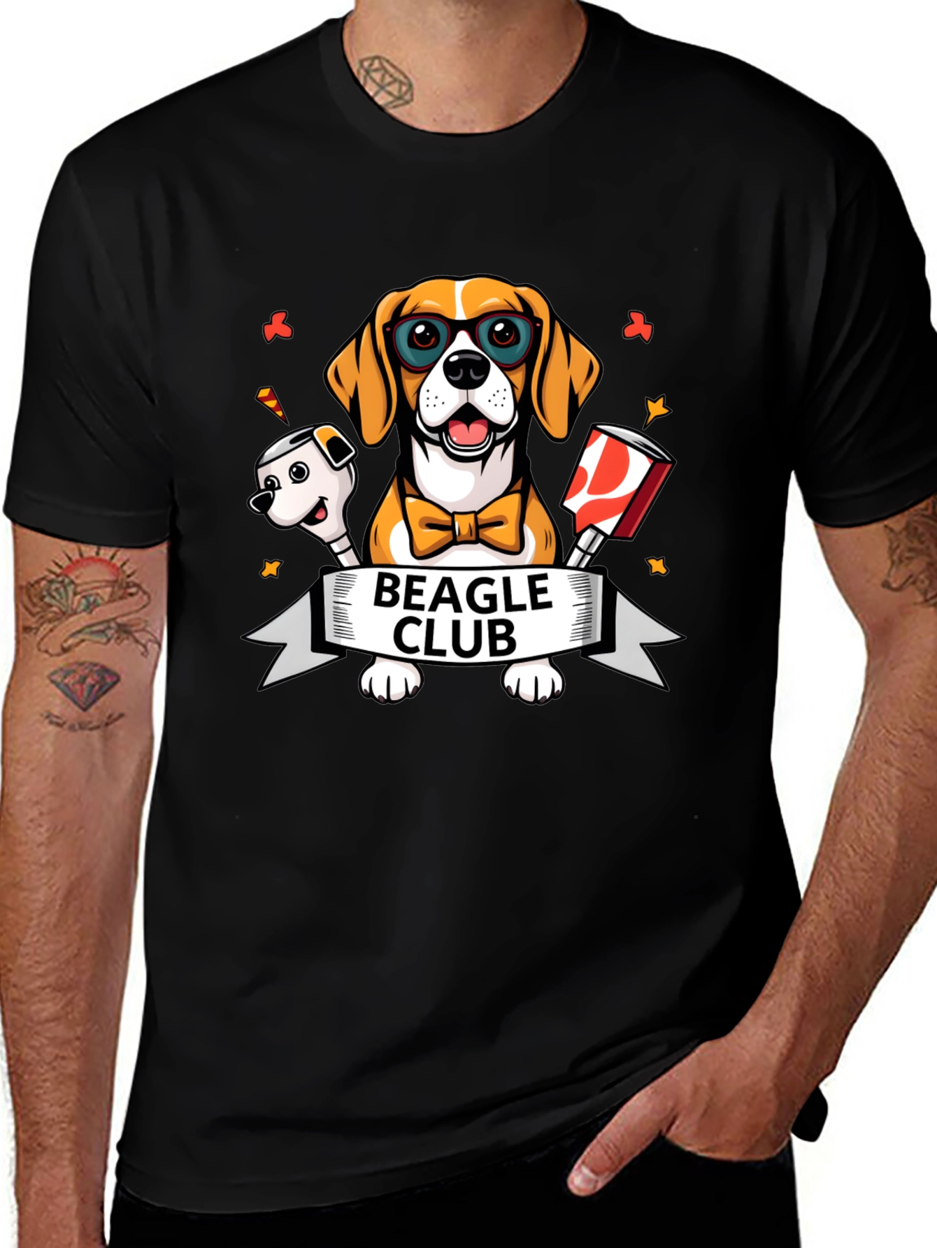 Beagle Club T-Shirt - Cute Dog Graphic Tee