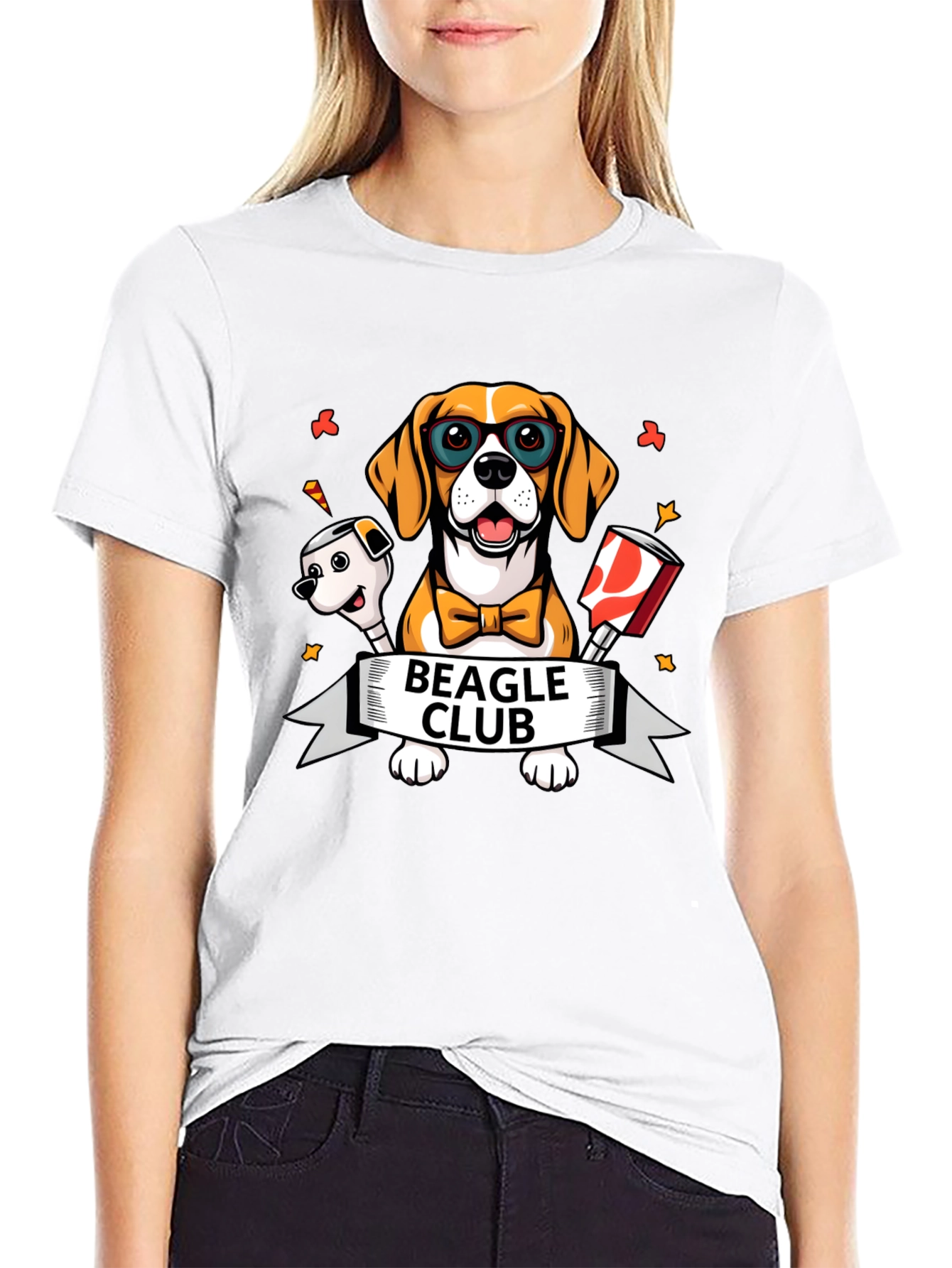 Beagle Club T-Shirt - Cute Dog Graphic Tee