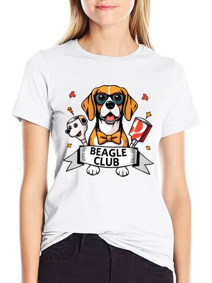Beagle Club T-Shirt - Cute Dog Graphic Tee