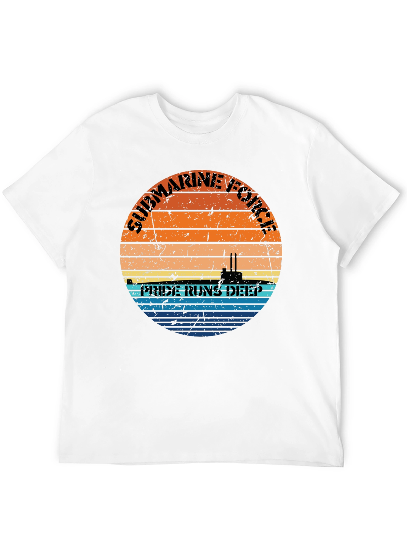 Submarine Force Pride Runs Deep Graphic Tee