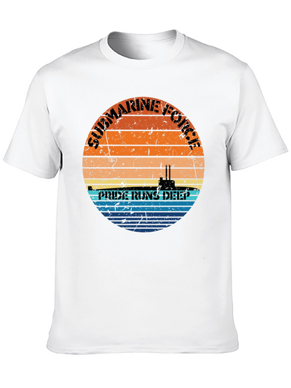 Submarine Force Pride Runs Deep Graphic Tee