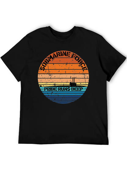 Submarine Force Pride Runs Deep Graphic Tee