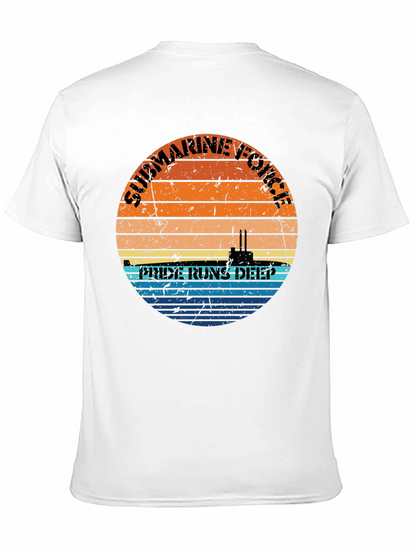 Submarine Force Pride Runs Deep Graphic Tee