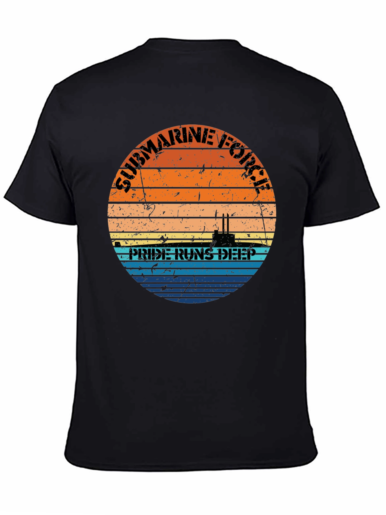 Submarine Force Pride Runs Deep Graphic Tee