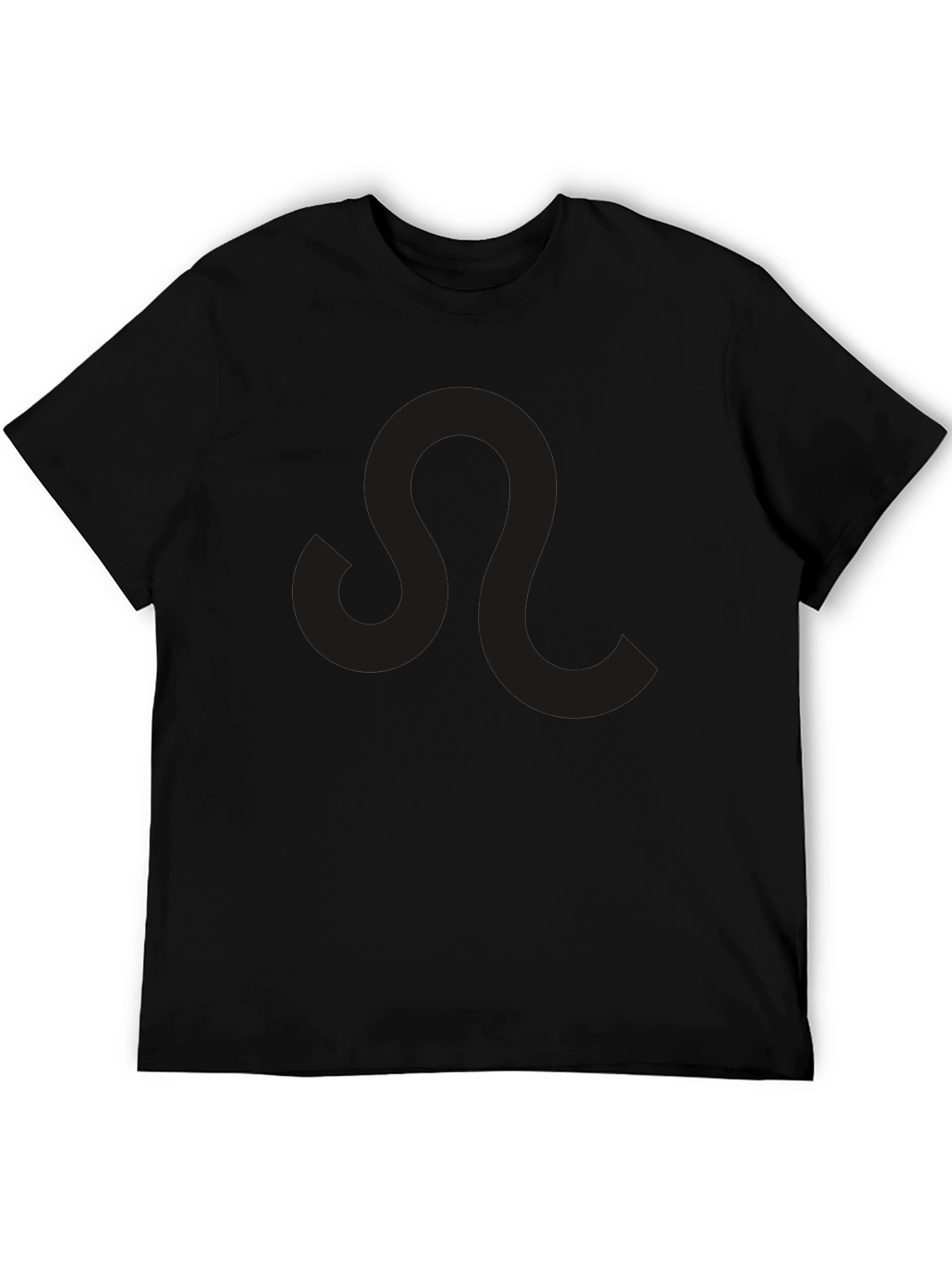 Black Leo Zodiac Graphic Tee