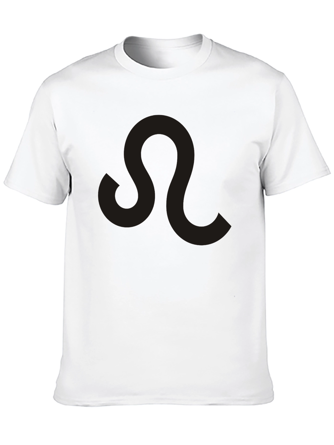 Black Leo Zodiac Graphic Tee