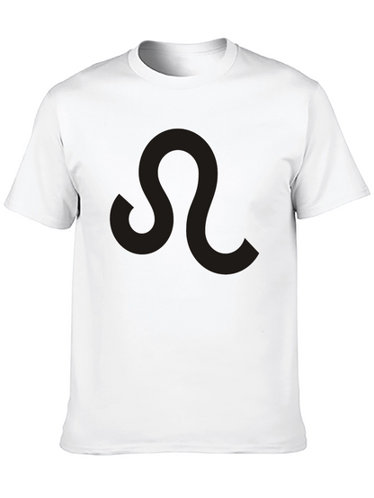 Black Leo Zodiac Graphic Tee