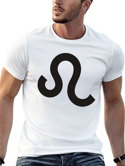 Black Leo Zodiac Graphic Tee