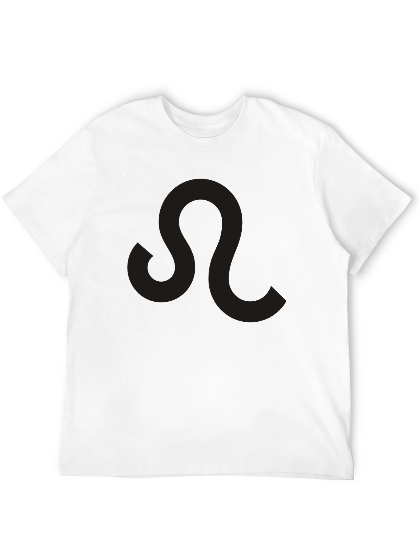 Black Leo Zodiac Graphic Tee