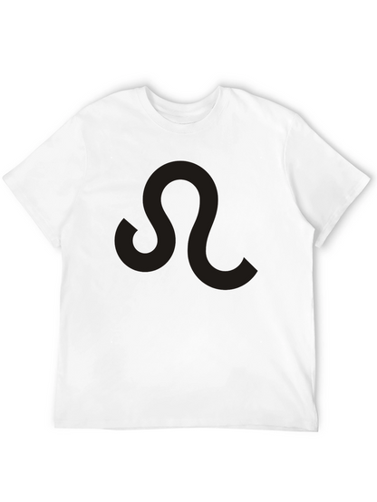 Black Leo Zodiac Graphic Tee