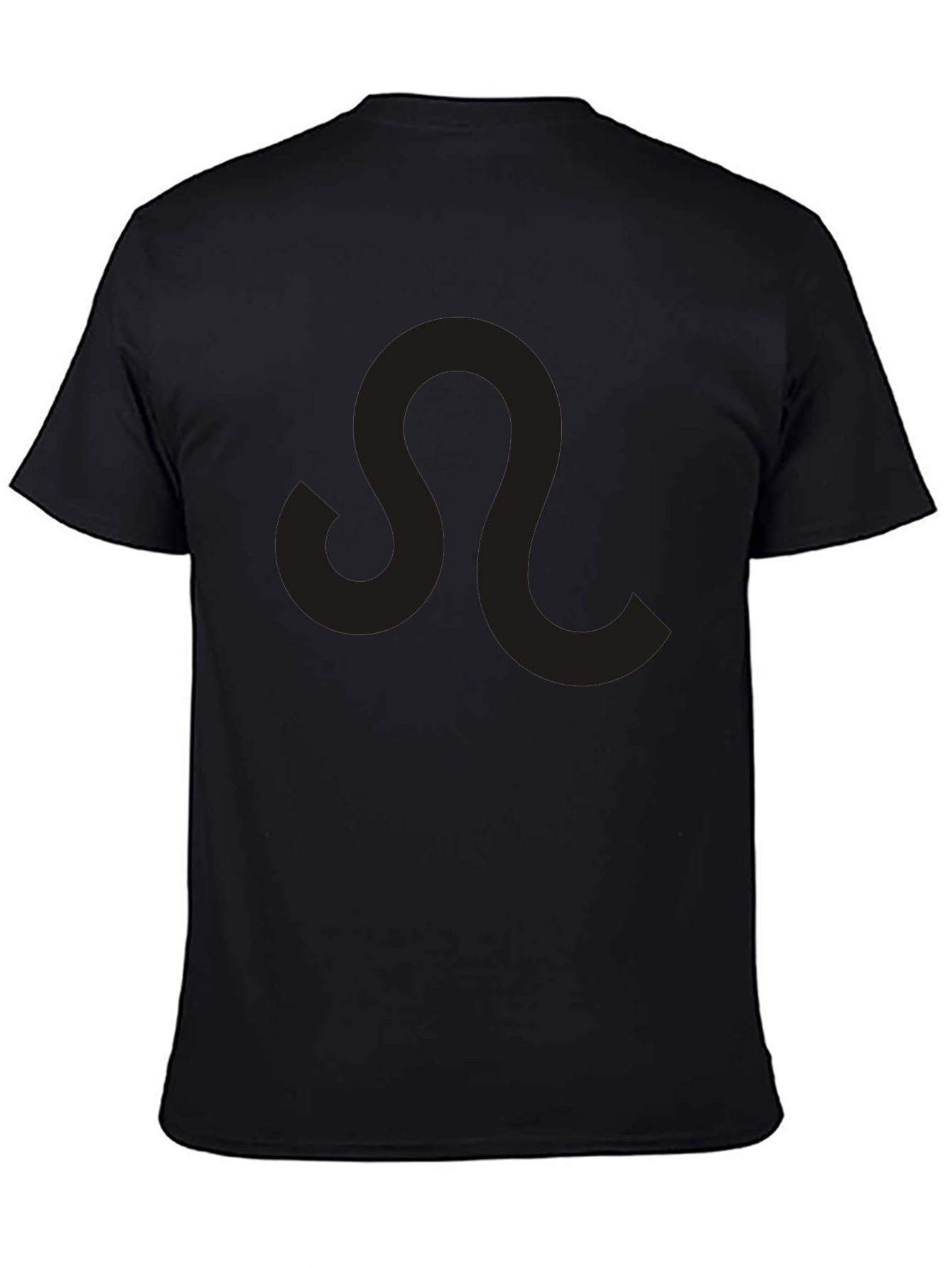 Black Leo Zodiac Graphic Tee