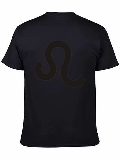 Black Leo Zodiac Graphic Tee