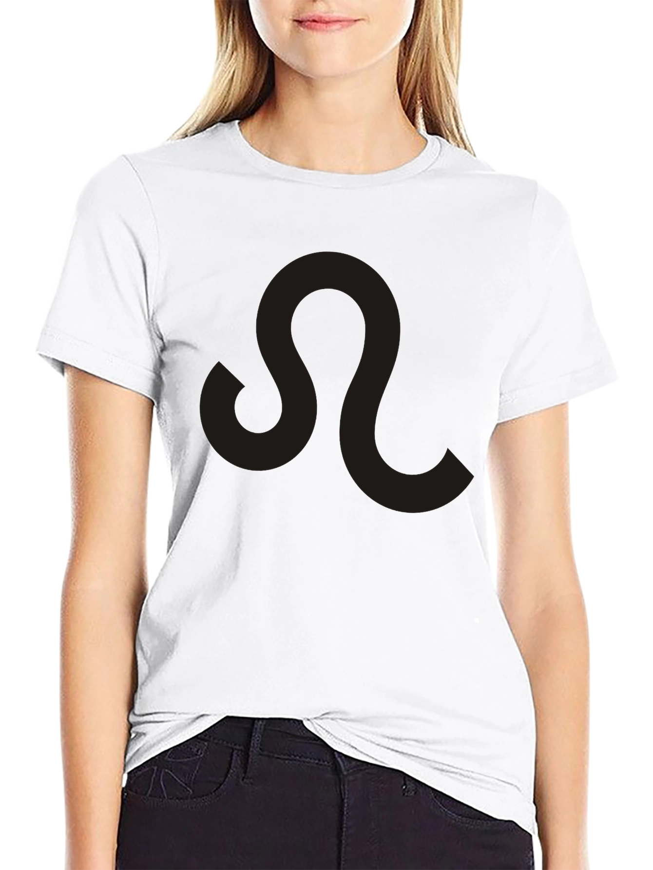 Black Leo Zodiac Graphic Tee