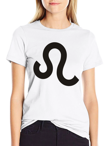 Black Leo Zodiac Graphic Tee