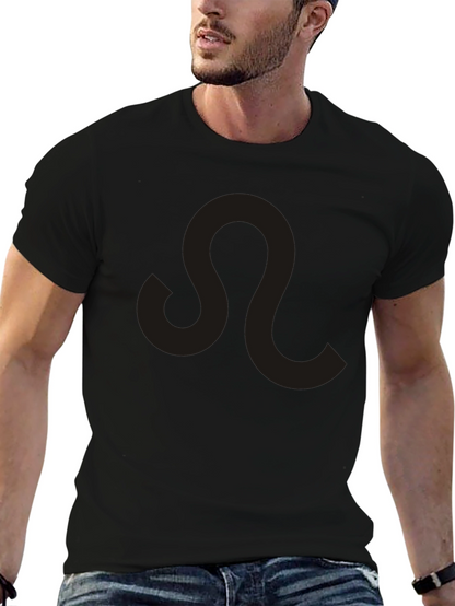 Black Leo Zodiac Graphic Tee