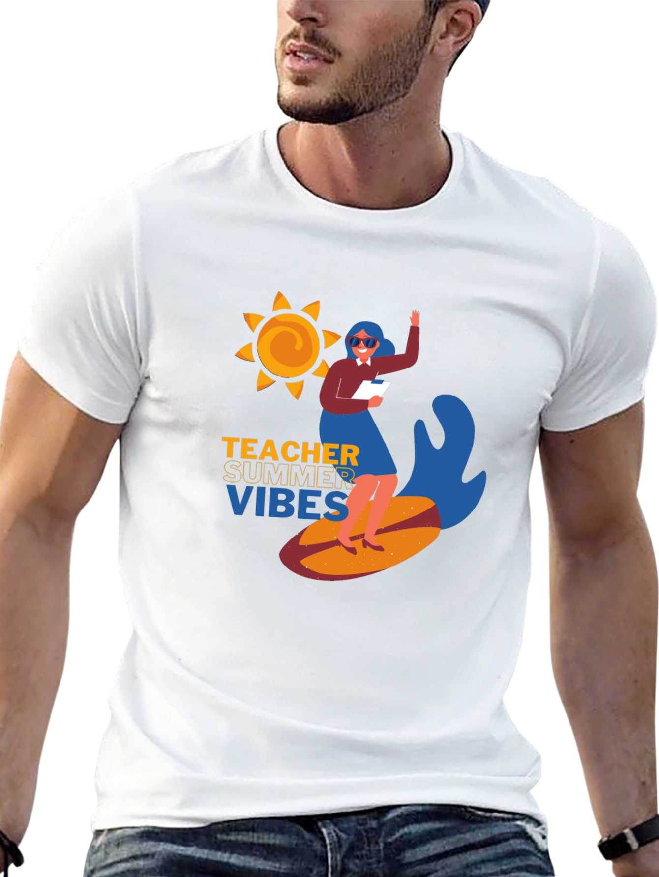 Teacher Summer Vibes Graphic Tee