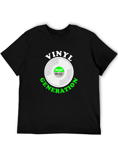 Vinyl Generation Graphic T-Shirt - Music Lovers Tee