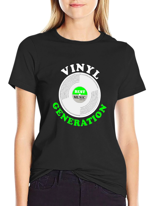Vinyl Generation Graphic T-Shirt - Music Lovers Tee