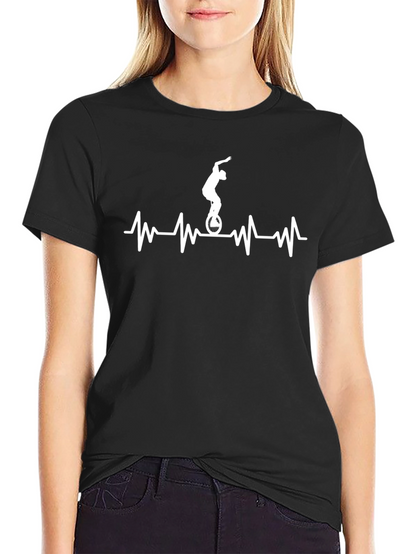 Unicycle Heartbeat T-Shirt